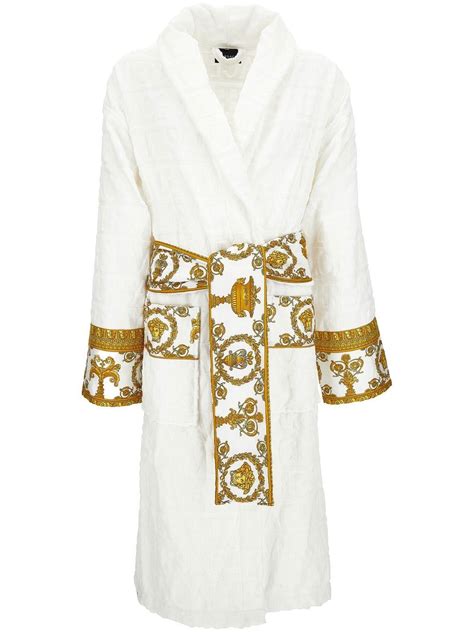 badjas versace|Versace hooded bathrobe.